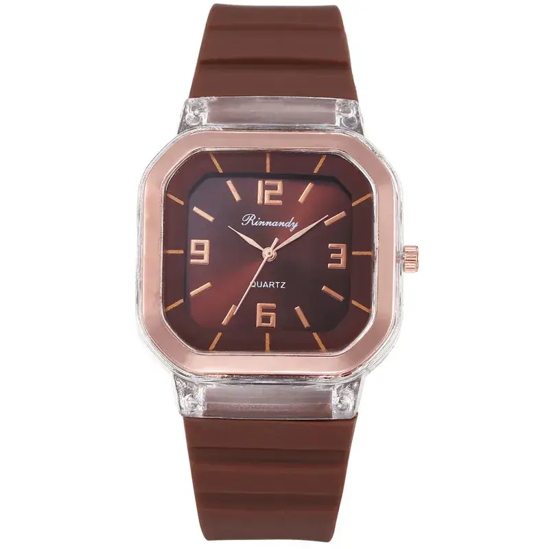 Sporty Quartz Square Watch for Men Women 35mm - Image 5