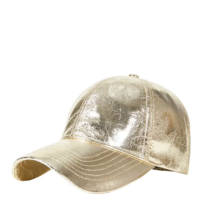 Silver Metal Glitter Baseball Cap for Men Women Summer - Image 7