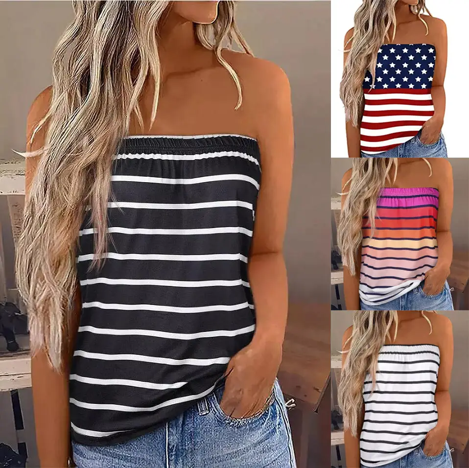 Black Sleeveless Women's T-Shirt Summer Loose Casual - Image 6