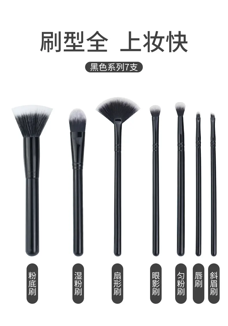 7-Piece Makeup Brush Set for Blush & Foundation Use — feature 8