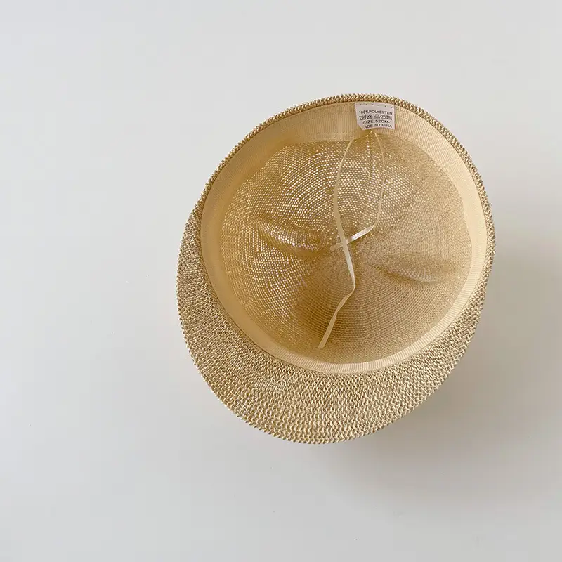 Children's Straw Bear Peaked Hat 1-2Yr Sun Hat - Image 6