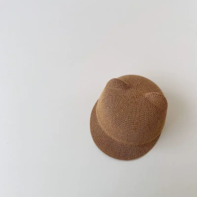 Children's Straw Bear Peaked Hat 1-2Yr Sun Hat — feature 7