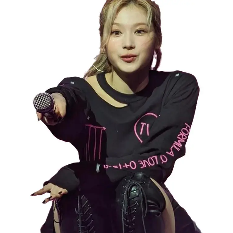 Black Heart Print Hoodie for Men Women 4TH WORLD TOUR - Image 8