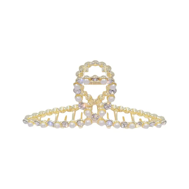 Golden Geometric Hair Clip for Women - Image 24