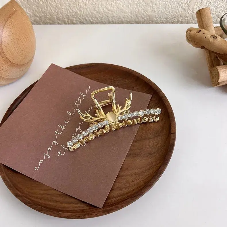Golden Geometric Hair Clip for Women - Image 6
