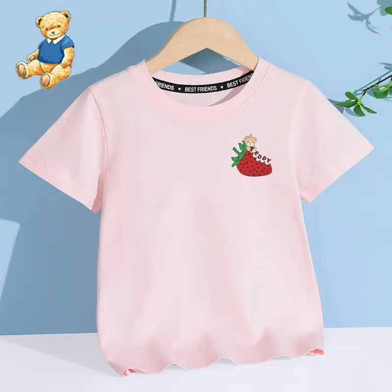 Classic Teddy 70s T-shirt Cotton Summer Boys Girls - Image 6