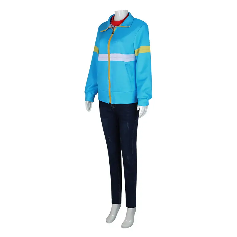 Max Mayfield Cosplay Suit Blue Red Checkered Pants