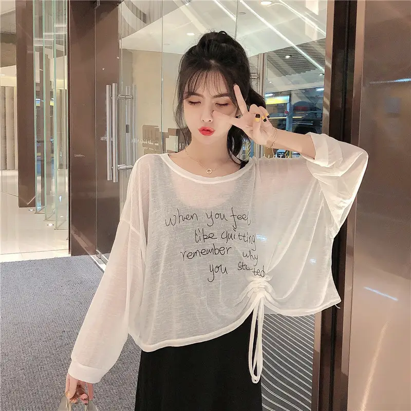 Women Chiffon Dress Suit White Black Drawstring Camisole Long Skirt — feature 1
