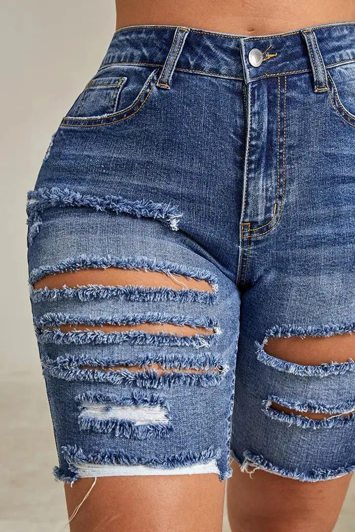 High Waist Stretch Slim Jeans Women European American
