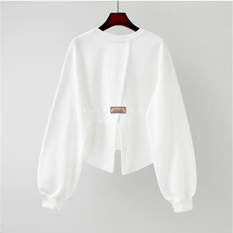 Women Grey Matisse Print Crew Neck Sweater - Image 6