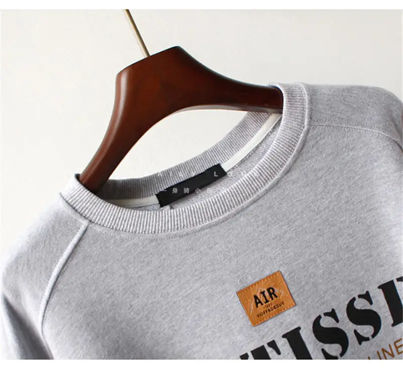 Women Grey Matisse Print Crew Neck Sweater — feature 18