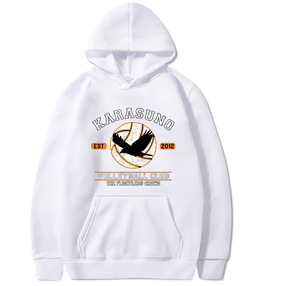 Japanese Anime Volleyball Hoodie Black Junior New Student - Image 12