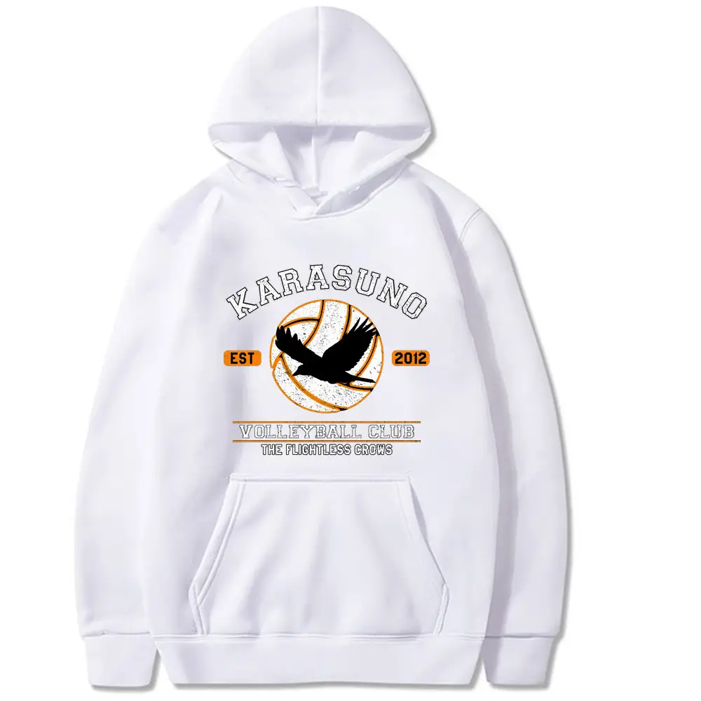 Japanese Anime Volleyball Hoodie Black Junior New Student - Image 4