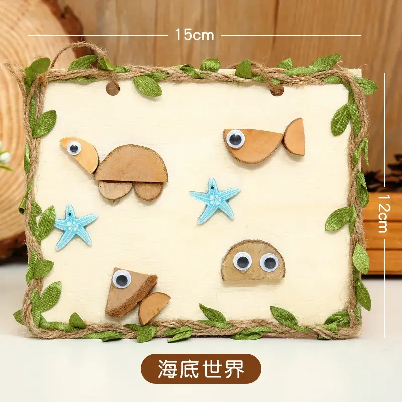 Kindergarten Wooden Branch Painting Set for Kids - Image 2