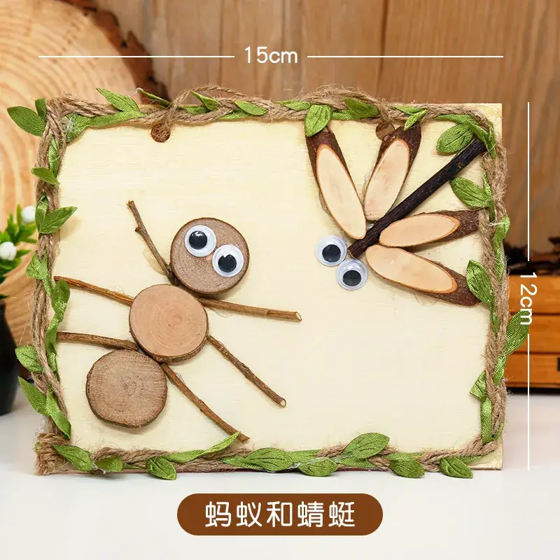 Kindergarten Wooden Branch Painting Set for Kids - Image 4