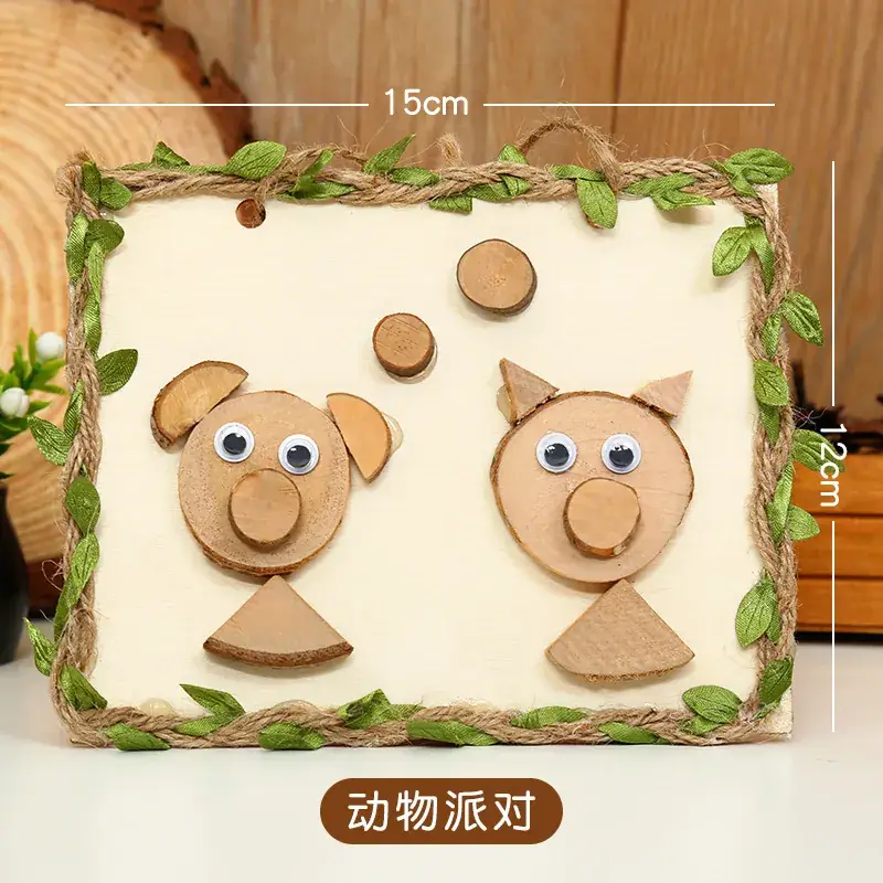 Kindergarten Wooden Branch Painting Set for Kids - Image 6