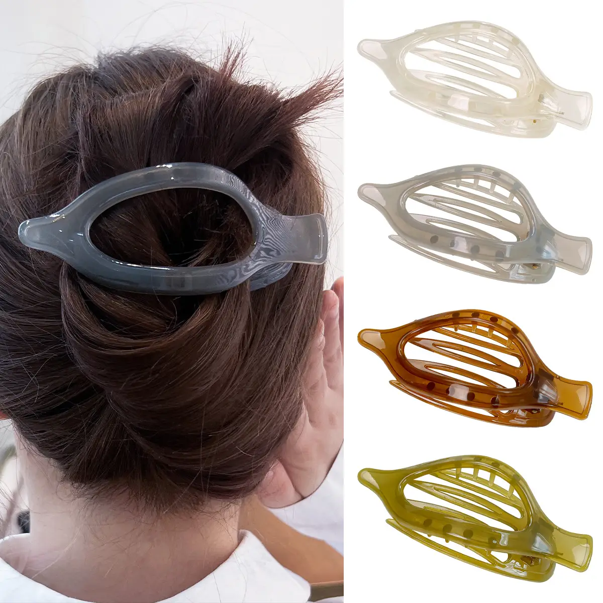 Korean Duckbill Hair Clip for Women Transparent Hot Sale - Image 6