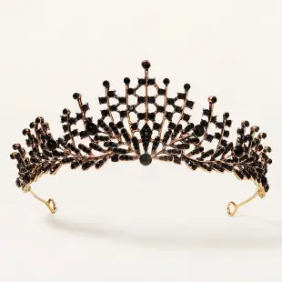 Alloy Bridal Crown with Colorful Rhinestones — feature 12