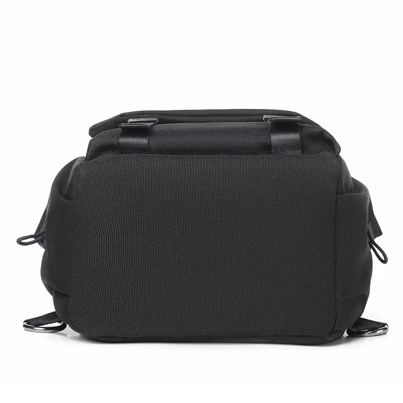 Men's Grey Multi-Functional Chest Backpack with Adjustable Strap - Image 7