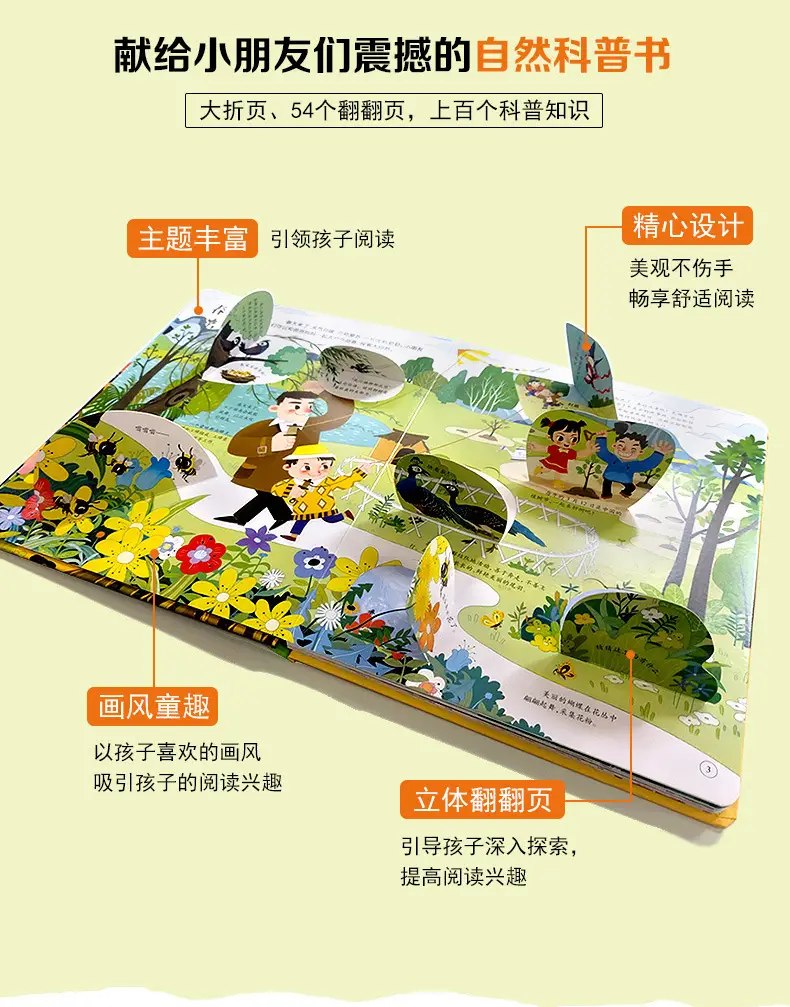Children's 3D Body Flip Book "Find It" 64 Pages — feature 12