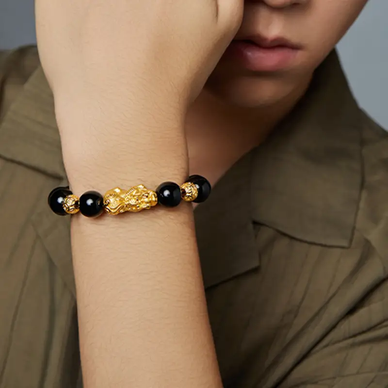 Black Gold Dragon Charm Bracelet for Women — feature 5