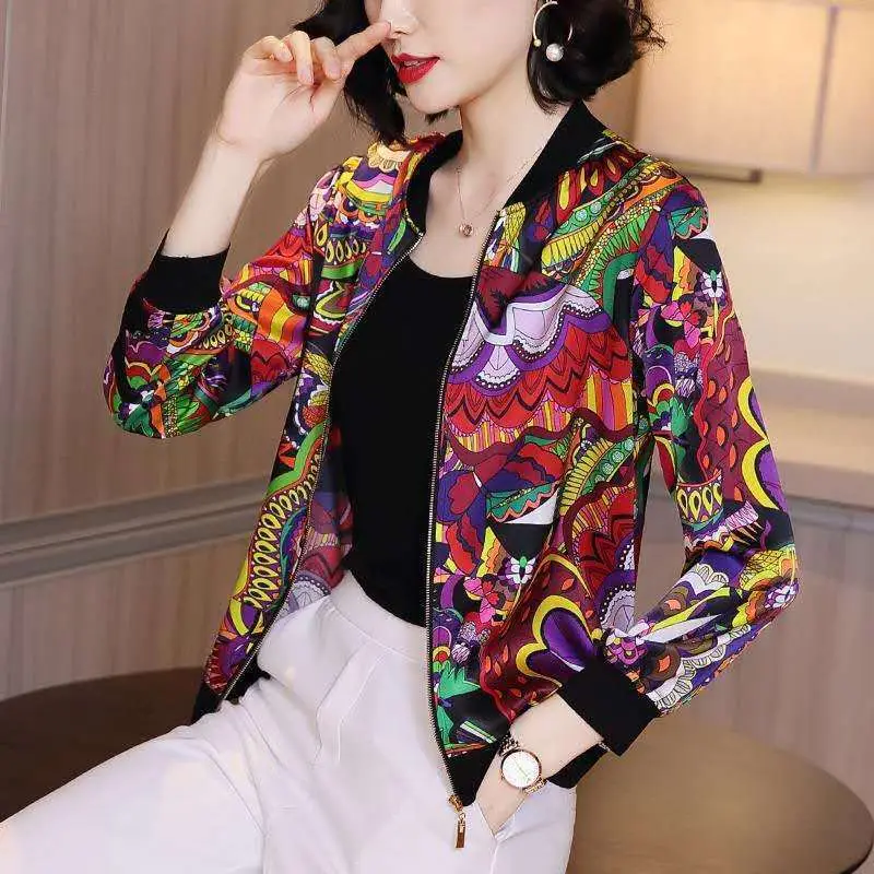 Women Printed Chiffon Jacket Sun Protective 2025 - Image 19