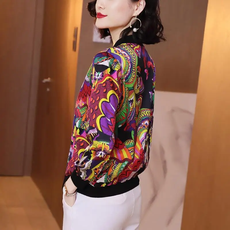 Women Printed Chiffon Jacket Sun Protective 2025 - Image 20