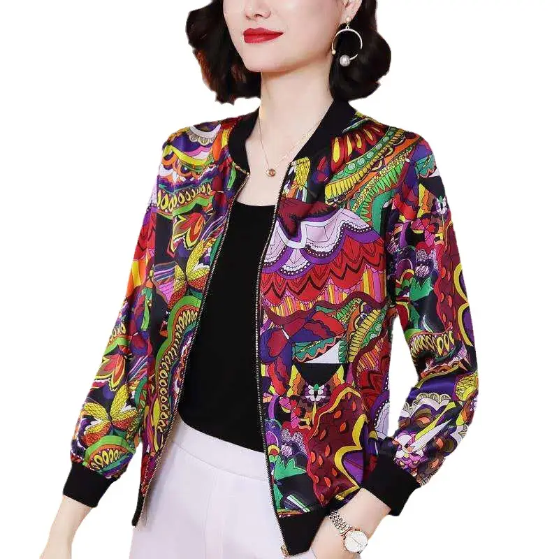 Women Printed Chiffon Jacket Sun Protective 2025 - Image 22