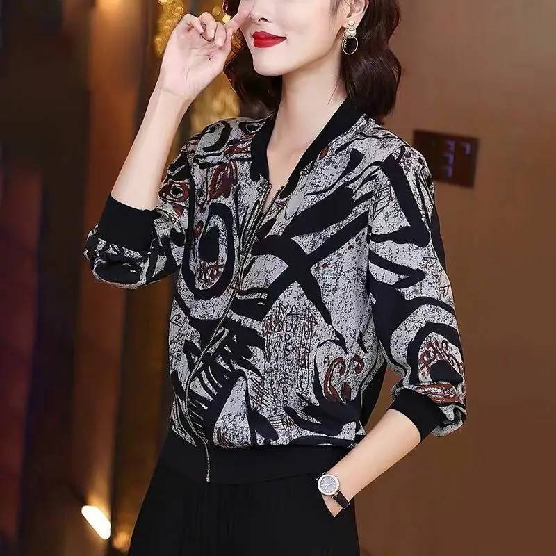 Women Printed Chiffon Jacket Sun Protective 2025 - Image 11