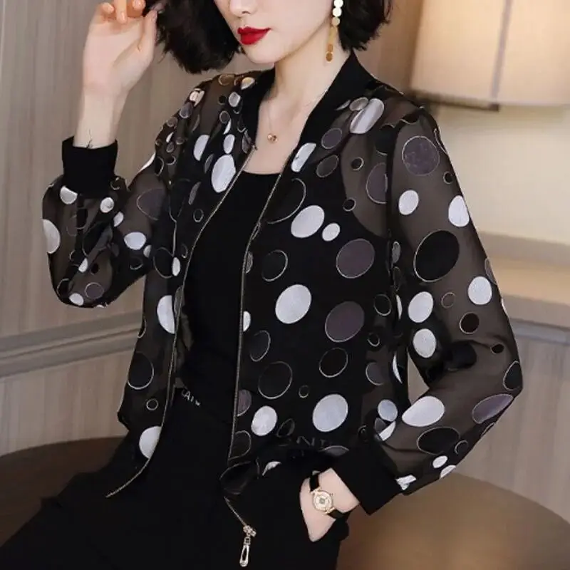 Women Printed Chiffon Jacket Sun Protective 2025 - Image 3