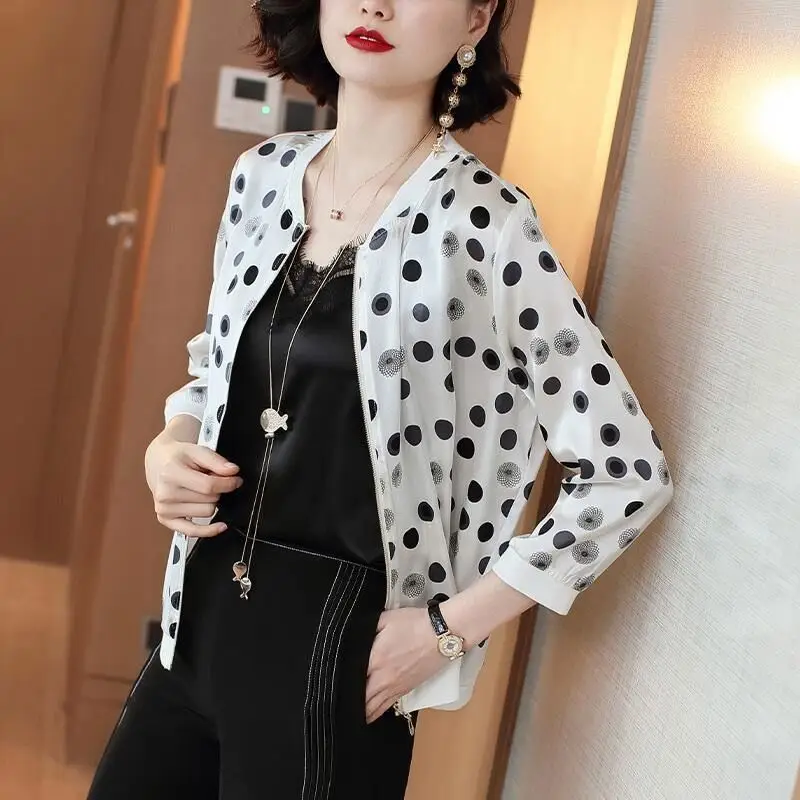 Women Printed Chiffon Jacket Sun Protective 2025 - Image 4