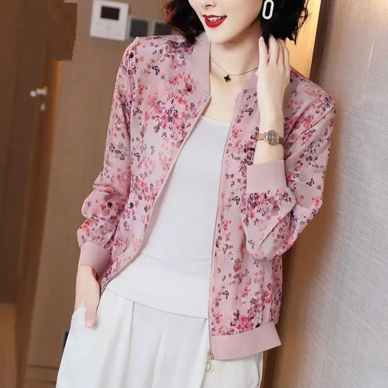Women Printed Chiffon Jacket Sun Protective 2025 - Image 5