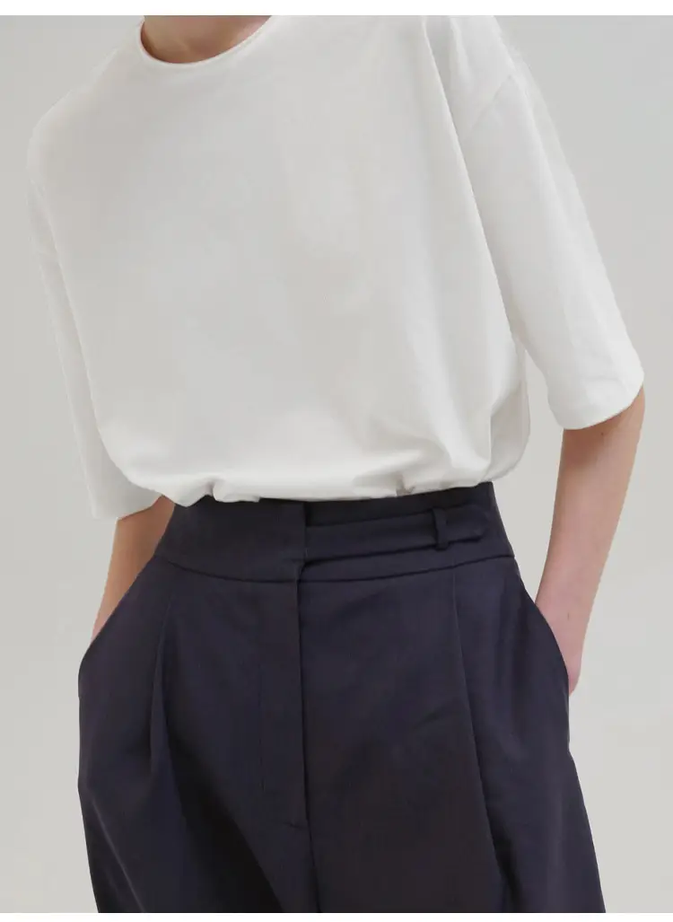 Women Maroon Short Sleeve T-Shirt Basic Style — feature 28