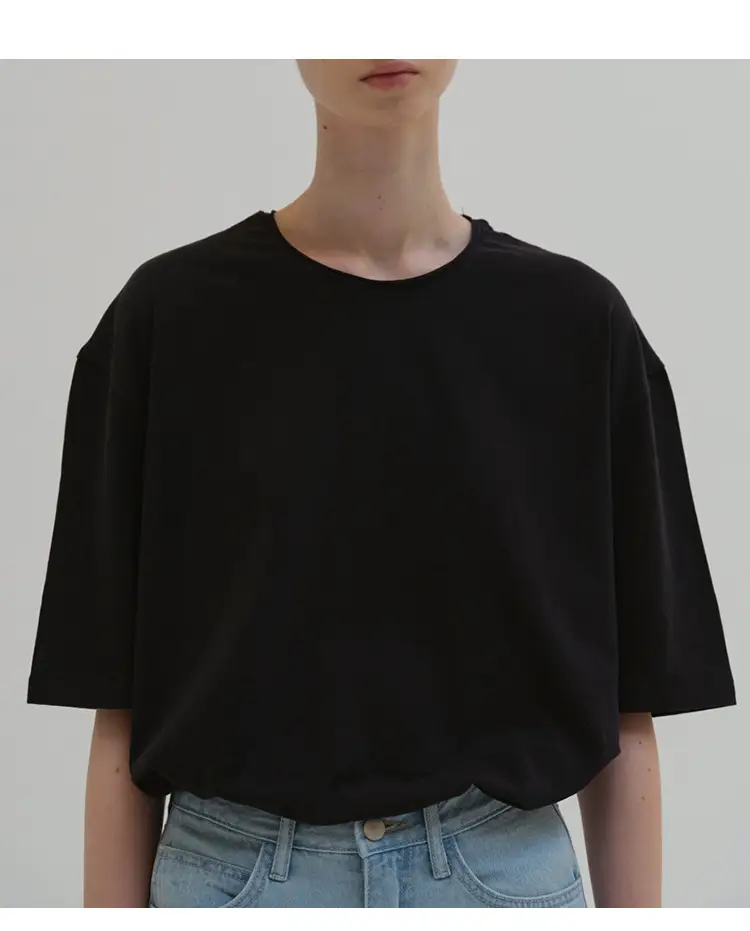 Women Maroon Short Sleeve T-Shirt Basic Style — feature 30