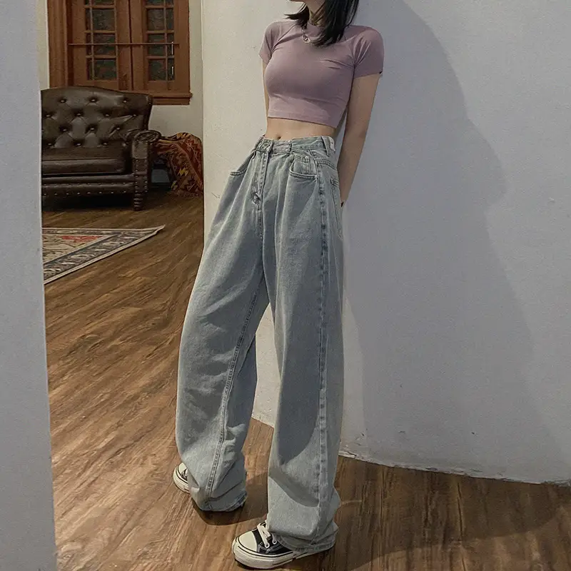 Women's Adjustable High Waist Denim Jeans 2022 - Image 3