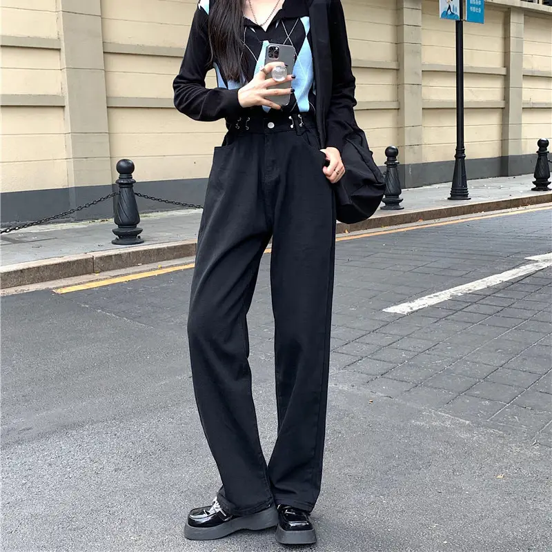 Women's Adjustable High Waist Denim Jeans 2022 - Image 2