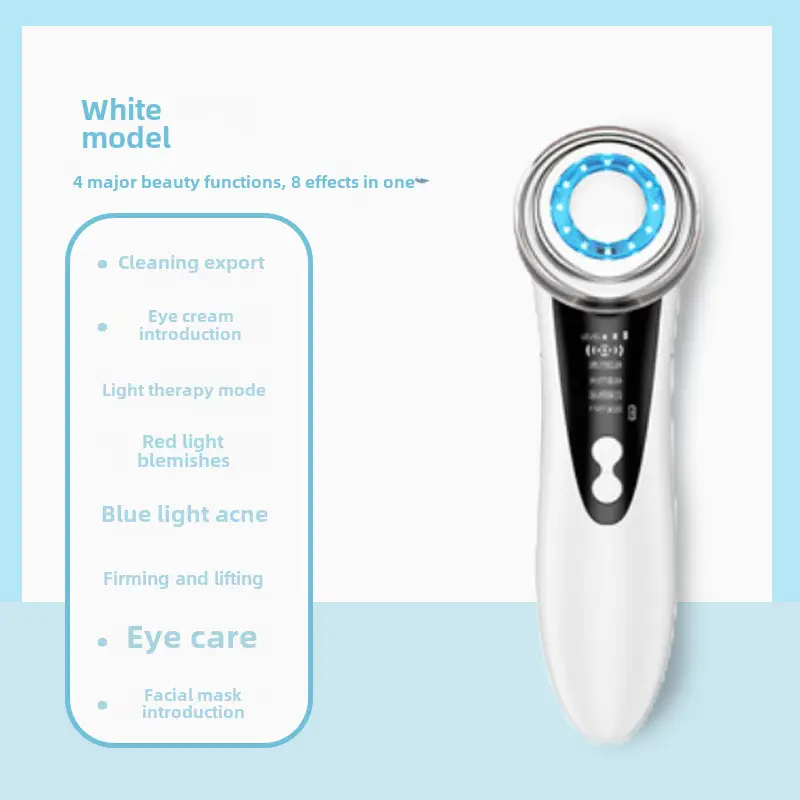 Beauty instrument introduction instrument with EMS ion facial color light beauty instrument skin care instrument micro current red light skin rejuvenation