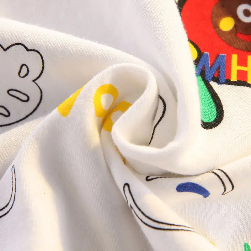 Boys Cartoon Cotton T-Shirt Shorts Set Summer Wear - Image 4