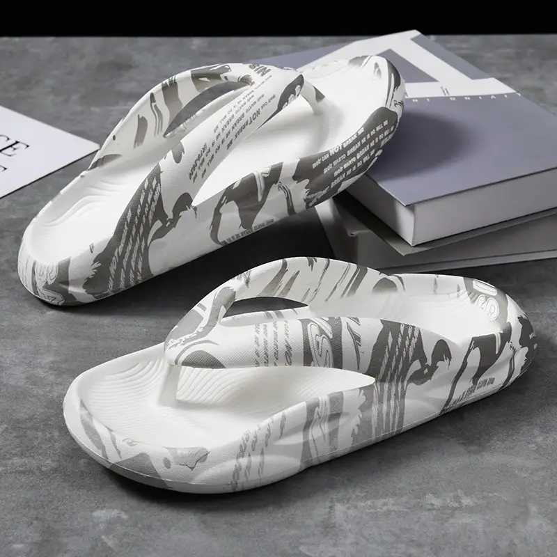 Men's White EVA Slip-On Flip Flops Summer