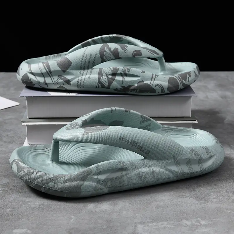 Men's White EVA Slip-On Flip Flops Summer
