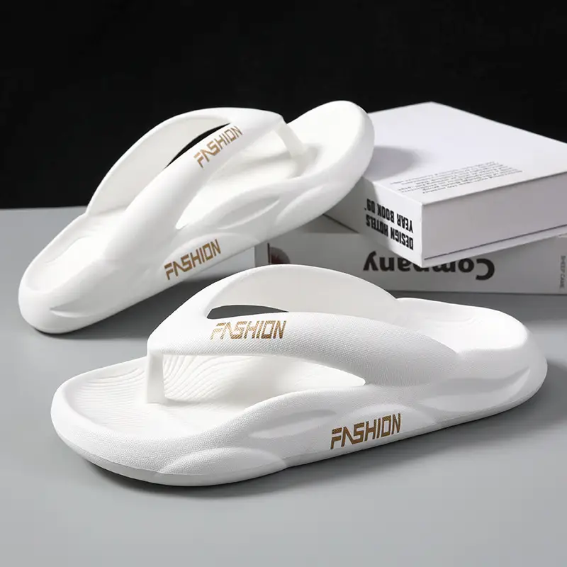 Men's White EVA Slip-On Flip Flops Summer