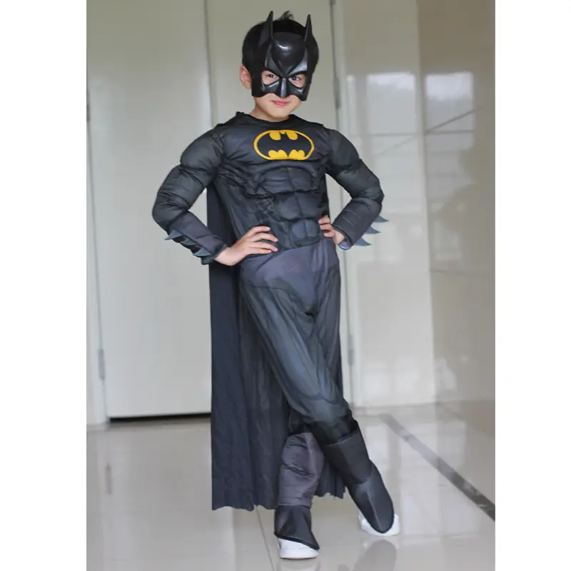 COSPLAY Anime Costume Kids Batman Costume Halloween Baman COSPLAY Costume Hero Costume