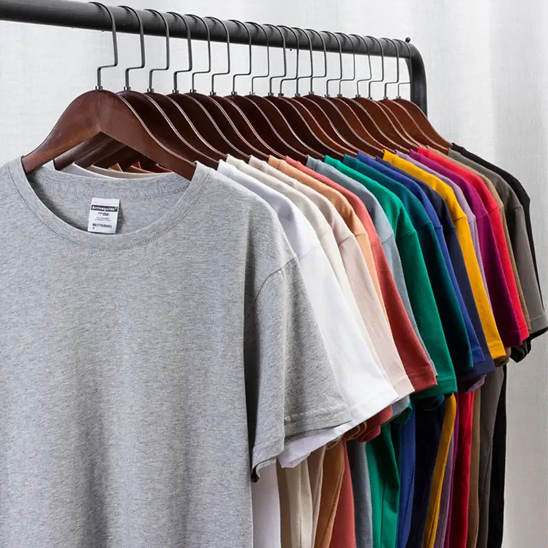 Red Cotton Crew Neck T-Shirt Short Sleeve