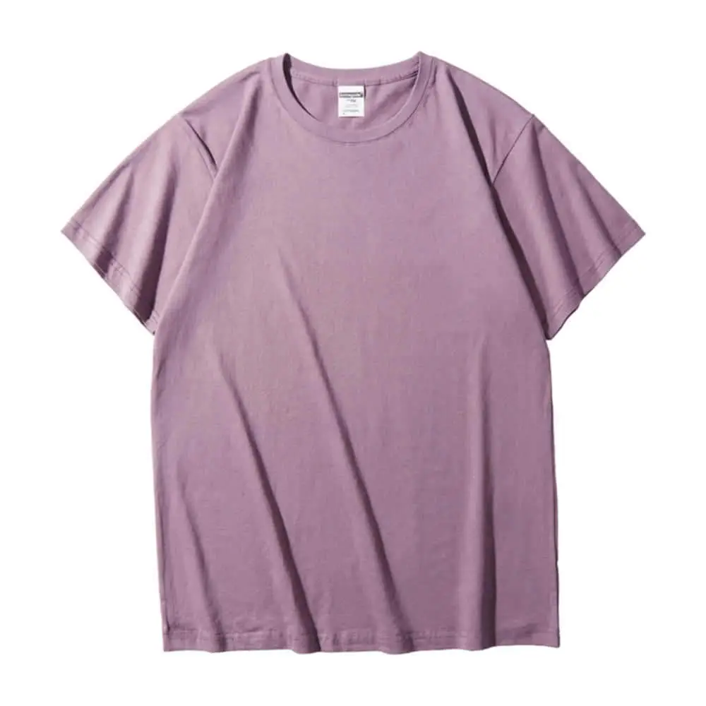 Red Cotton Crew Neck T-Shirt Short Sleeve