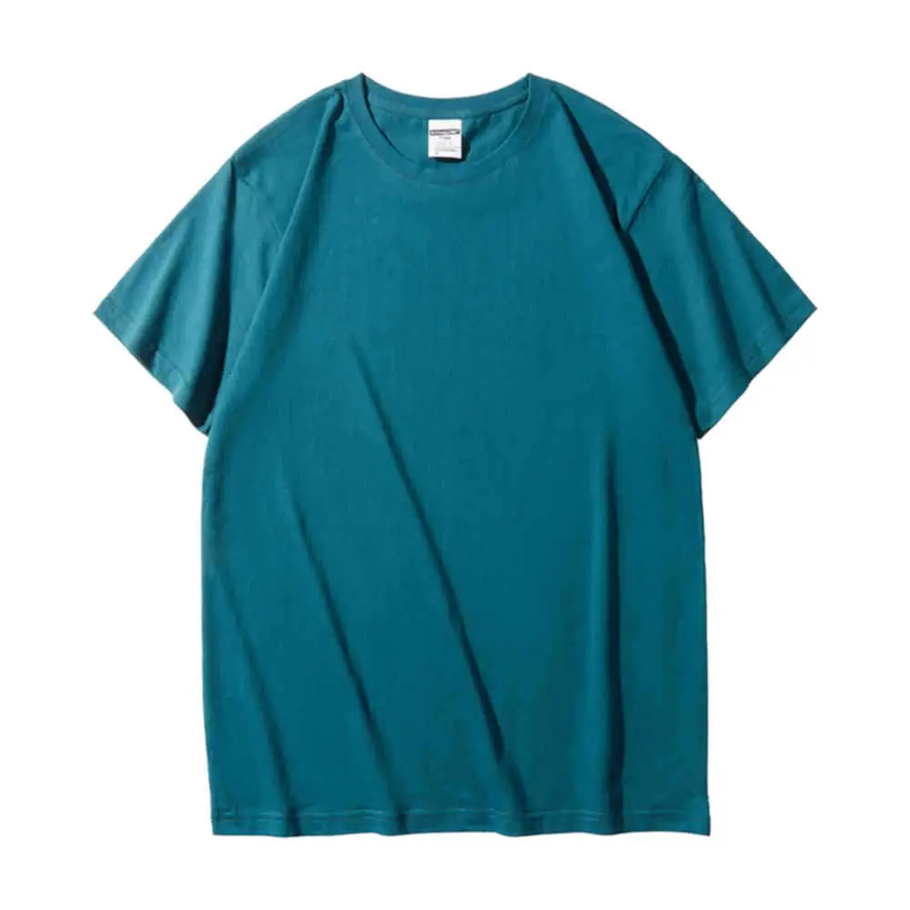 Red Cotton Crew Neck T-Shirt Short Sleeve