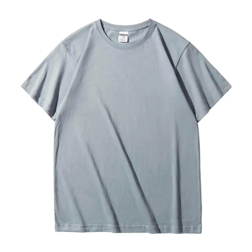 Red Cotton Crew Neck T-Shirt Short Sleeve