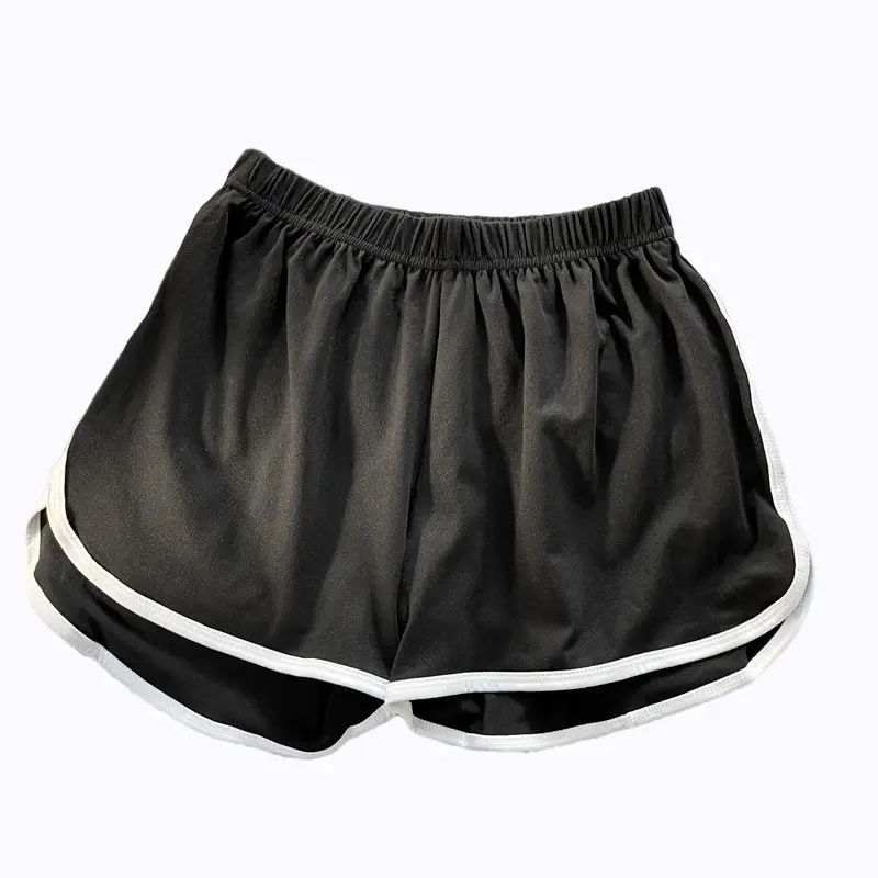 Women Pink Elastic Waist Shorts Running Comfort Loose Summer - Image 22