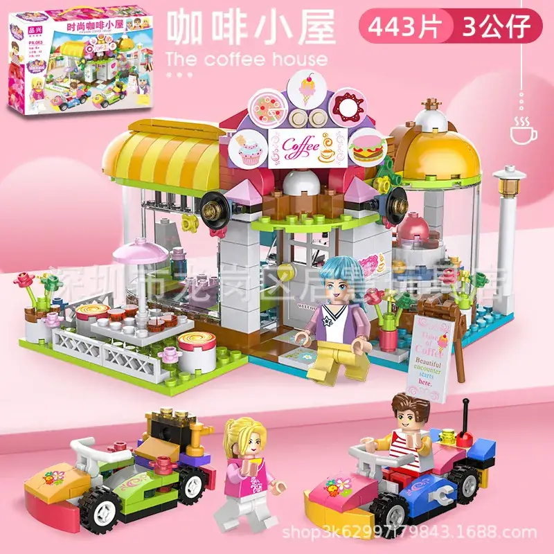 Frozen Princess Villa Castle Building Blocks for Girls