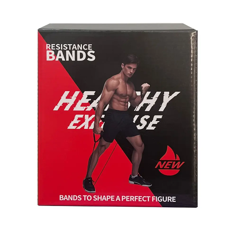 Multifunctional Tensioner 11-Piece Set Tpe Fitness Tension Rope Full Body Training Elastic Rope Sports Resistance Band Set