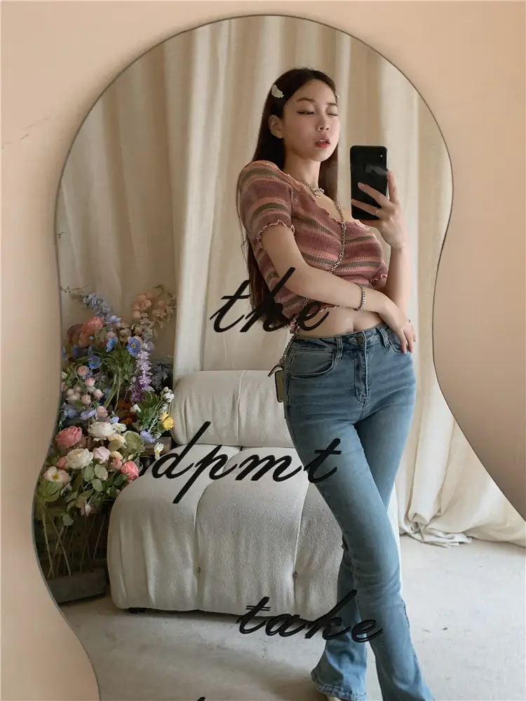 Women Tie-Dye Striped Off-Shoulder Top White Shorts 2025 — feature 7